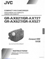 JVC GR-AX627 Instructions Manual
