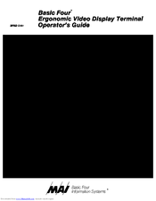 MAI Basic Four Operator's Manual