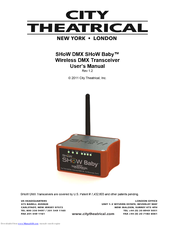 City Theatrical SHoW DMX SHoW Baby User Manual