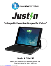Innovative Technology Justin ITJ-4255 Manual