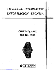 Citizen F910 Technical Information