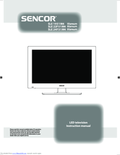 Sencor SLE 24F51M4 titanium Instruction Manual