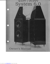 WILSON AUDIO WATT/Puppy 6 Owner's Manual