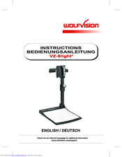 WolfVision VZ-8light4 Instructions Manual
