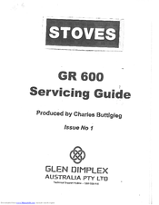 Dimplex GR 600 Servicing Manual