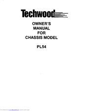 TECHWOOD PL54 Owner's Manual