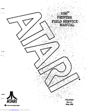 Atari 1025 Field Service Manual