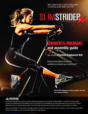 Stamina SlimStriderX 55-9163 Owner's Manual