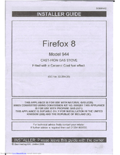 Baxi Firefox 8 944 Installer's Manual