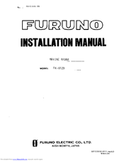 Furuno FR-602D Installation Manual
