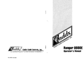 Caddx Ranger 8980E Operator's Manual