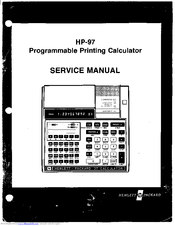 HP HP-97 Service Manual