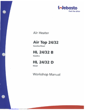 Webasto Air Top 32 Workshop Manual