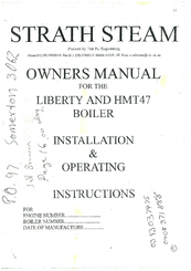 Strath Steam Liberty Owner's Manual