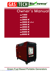 GasTech 8000 K Owner's Manual