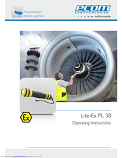 Ecom Lite-Ex PL 30 Operating Instructions Manual