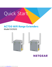 NETGEAR EX3920 Quick Start Manual