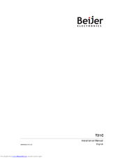 Beijer T21C Installation Manual