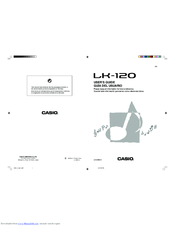 Casio LK-120 User Manual