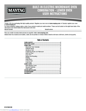 Maytag MMW7730DS User Instructions