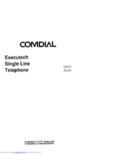 Comdial ExecuTech Single Line 2232 User Manual