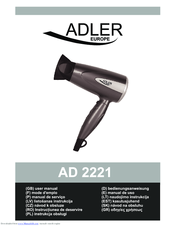 Adler AD 2221 User Manual