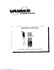 Vanner Bravo 2600 Owner's Manual