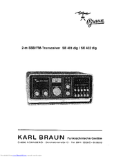 Braun SE 401 dig User Manual