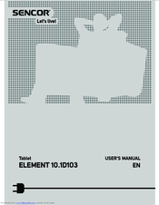 Sencor ELEMENT 10.1D103 User Manual