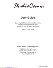 Studio Technologies StudioComm 35 User Manual