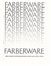 Farberware 455ND User Manual
