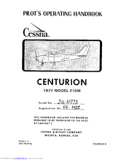 Cessna Centurion 210M 1977 Pilot Operating Handbook