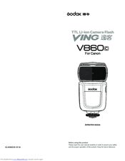 Godox Ving V860 Instruction Manual