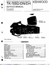 Kenwood TK-705D Service Manual