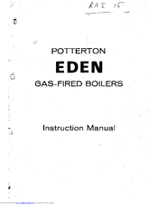 Potterton EDEN 1200 Installation And Maintenance Instructions Manual