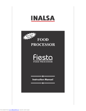 Inalsa Fiesta Instruction Manual