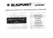 Blaupunkt CDP05 Operating Instructions Manual