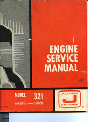 Jacobsen 321 Service Manual