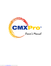 Cascade CMX Pro Owner's Manual