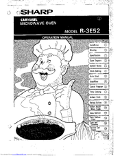 Sharp R-3E52 Operation Manual