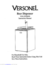 Versonel VSL155TDSS Instruction Manual