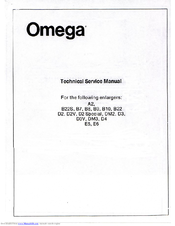 Omega D2V Technical & Service Manual