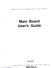 Mylex MGV486 User Manual