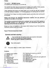 Hegner Unimax User Manual
