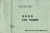 Acoustical Manufacturing Co. Quad Instruction Book