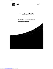 LG LDK-20 Installation Manual