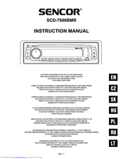 Sencor SCD-7606BMR Instruction Manual