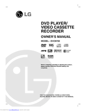 Lg DVC8700 Owner's Manual