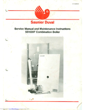 Saunier Duval SD 620F Service Manual And Maintenance Instructions