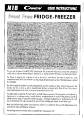 Hoover N1B Candy Instruction Manual